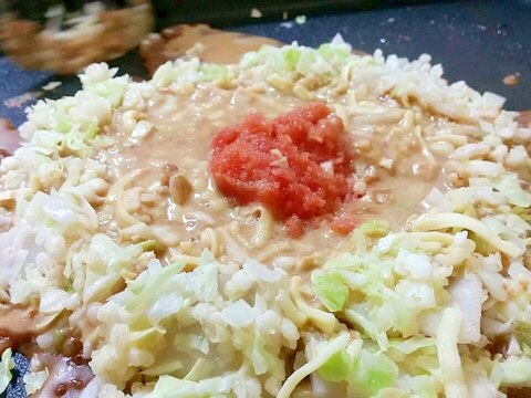 自宅のホットプレートで明太子チーズもんじゃ焼き レシピ 作り方 By オカンocan 楽天レシピ